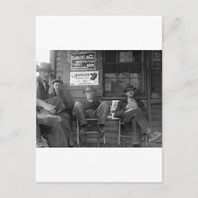 Shootin' the Breeze: 1935 Postkarte (Vorderseite)