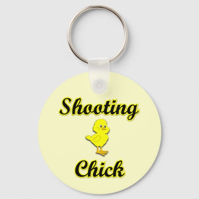 Shooting Chick Schlüsselanhänger (Vorderseite)
