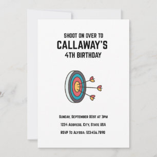 Shooting On Over-to-Birthday Einladung