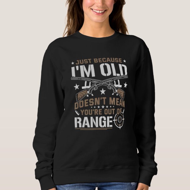 Shooting Sport Shooting Club Rifle Gun Eigentümer  Sweatshirt (Vorderseite)