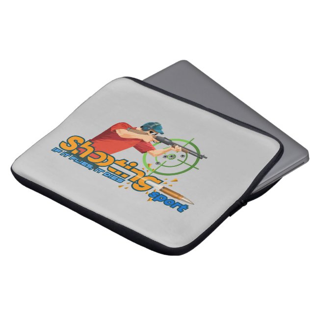 Shooting Sports | Laptop Sleeve (Vorne Oben)