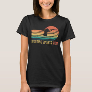 Shooting Sports Mama Trap Shooting Gun Clay Taube T-Shirt