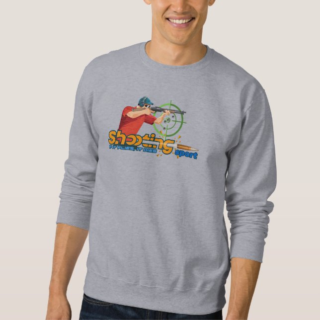 Shooting Sports | Männerpullover Sweatshirt (Vorderseite)