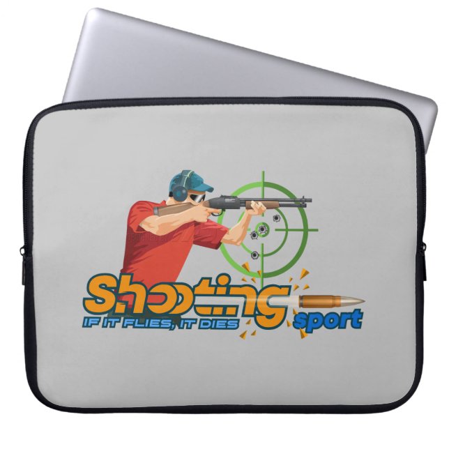 Shooting Sports | Notebook-Sieb 15" Laptopschutzhülle (Vorderseite)