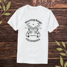 Shooting Sports Range California America Vintag T-Shirt