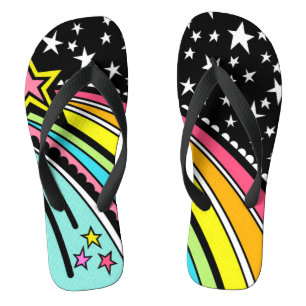 Shooting Star Flip Flops Beach Footwear