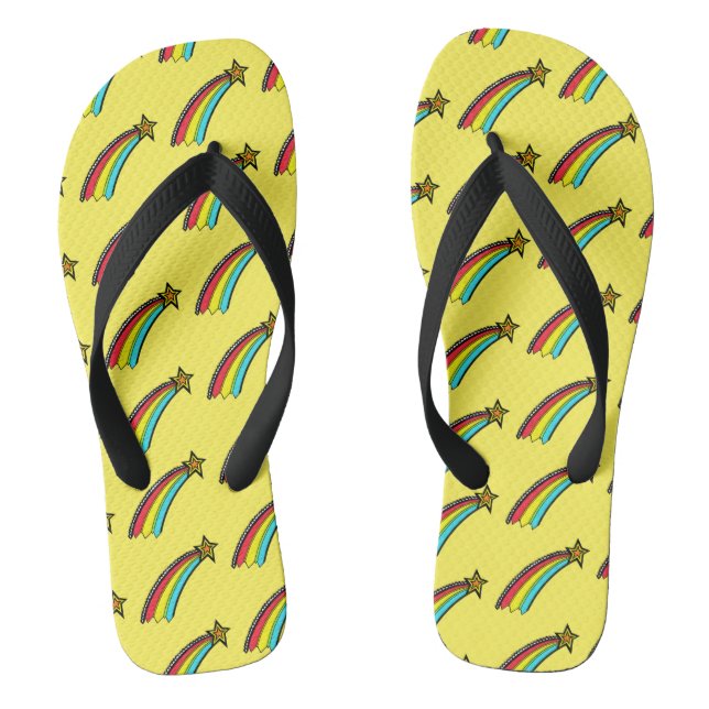Shooting Star Flip Flops Beach Footwear (Fußbett)