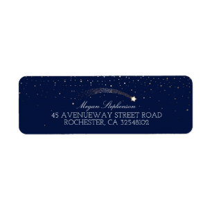 Shooting Star Navy Starry Night Wedding