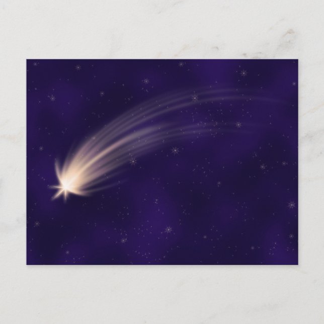 Shooting Star Postcard #5 - Horizontal Postkarte (Vorderseite)