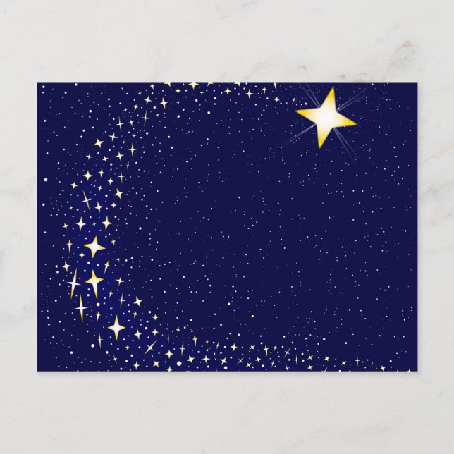 Shooting Star Postkarte (Vorderseite)