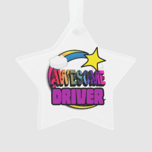 Shooting Star Rainbow Phantastisch Driver Ornament