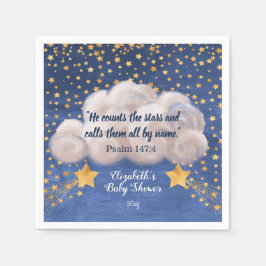 Shooting Star Twin Baby Dusche Niedlich Napkins Serviette