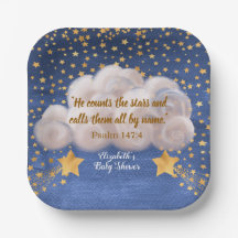 Shooting Star Twin Baby Dusche