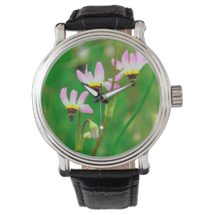 Shooting Star Wildblumen im Mission Trails Park Armbanduhr