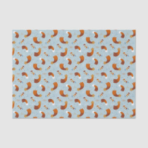 Shooting Stars Celebration Stars Confetti Blue Seidenpapier