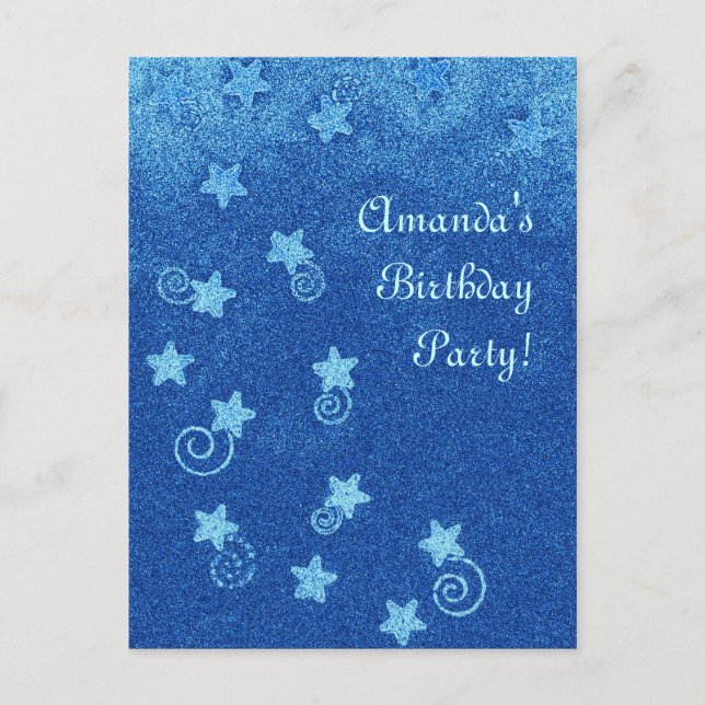 Shooting Stars Postkarte (Vorderseite)