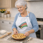 Shooting Stars Rainbow Schürze<br><div class="desc">Schöne pastellfarbene Sterne mit ihren Schwänzen,  die einen Regenbogen auf einer Schürze bilden</div>