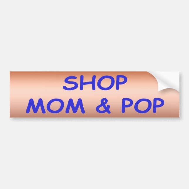 Shop Mon Pop Autoaufkleber (Vorne)