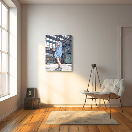 【SHOP&X限定イラスト】JKポスター|寿司娘 GenerativeAI Fotodruck