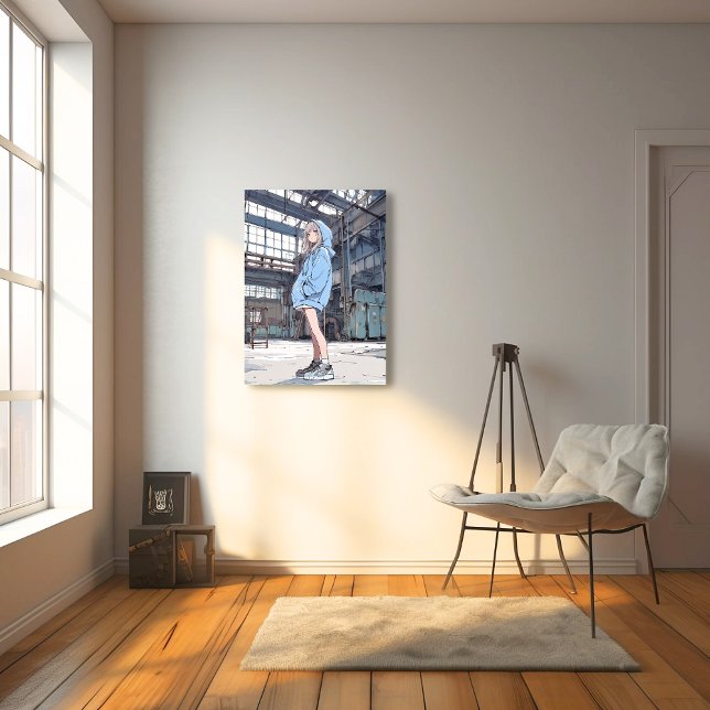 【SHOP&X限定イラスト】JKポスター｜寿司娘 GenerativeAI Fotodruck (Von Creator hochgeladen)