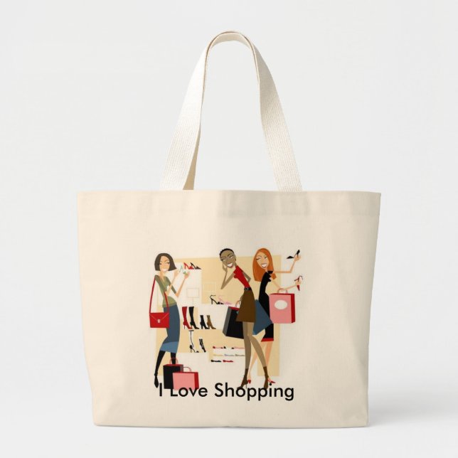 Shopaholic Einkaufstasche (Vorne)