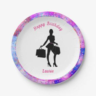 Shopaholic Glam Birthday Paper Tellers Pappteller