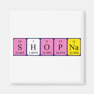 Shopna Periodenmagnet Magnet