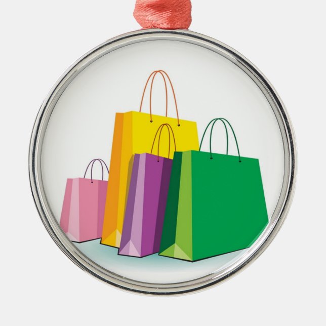 SHOPOHOLISCHES CHRISTMAS-ORNAMENT ORNAMENT AUS METALL (Vorne)