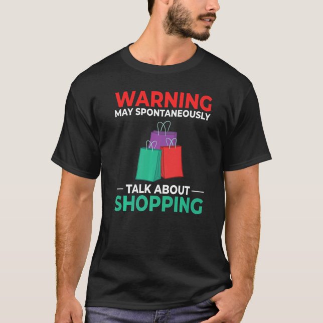 Shopping Cart Quotes Shopper Jokes 7 T-Shirt (Vorderseite)