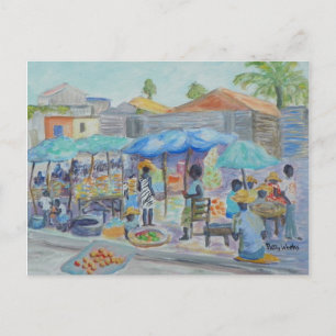 SHOPPING EN HAÏTI Carte postale