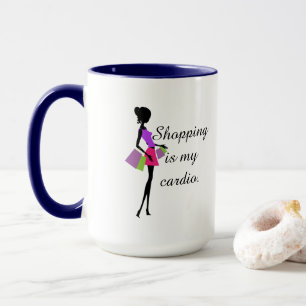 Shopping ist mein Cardio Spaß und Spaß Tasse