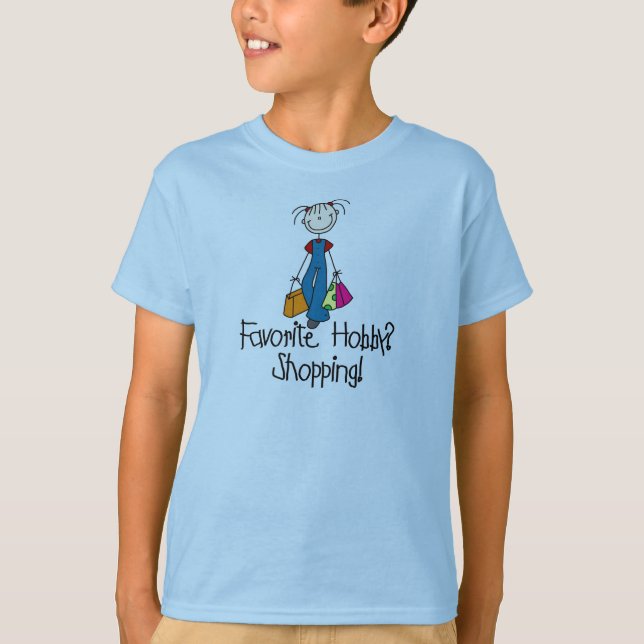 Shopping Lieblings-Hobby-Shirt T-Shirt (Vorderseite)