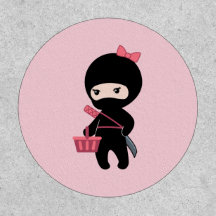 Shopping Ninja Girl auf Pink