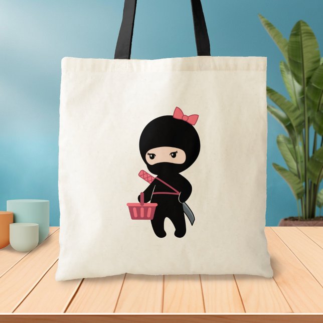 Shopping Ninja Girl Tragetasche (Von Creator hochgeladen)