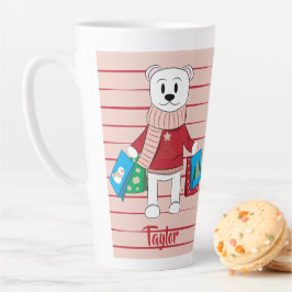 Shopping-Polar-Bärenurlaub Latte Tasse