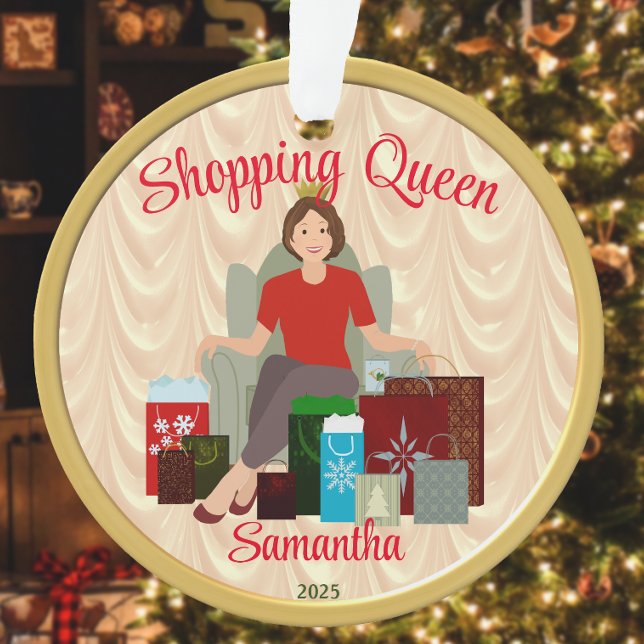 Shopping Queen Acrylic Ornament (Von Creator hochgeladen)