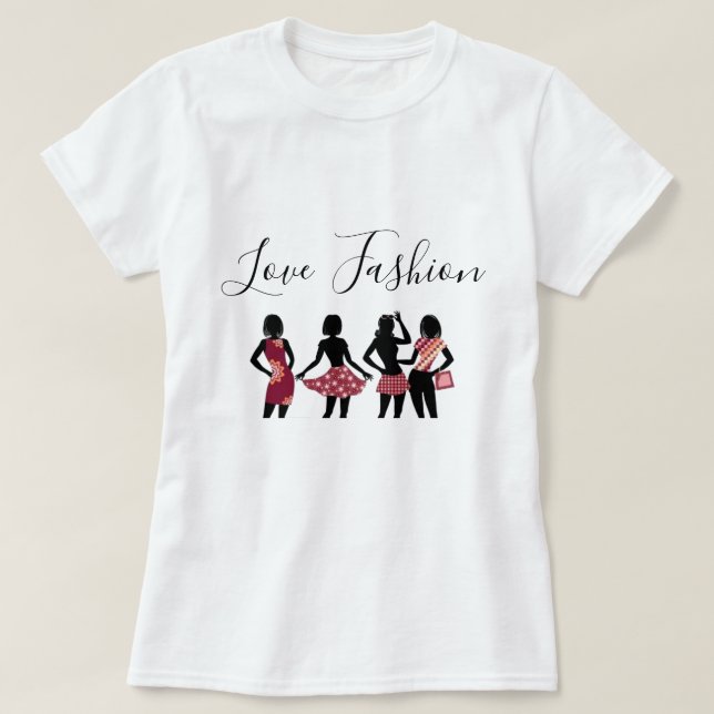 Shopping Queen Collection - Ladys T-Shirt (Design vorne)