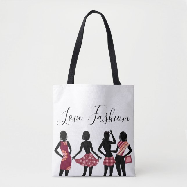 Shopping Queen Collection - Ladys Tote Bag Tasche (Vorderseite)