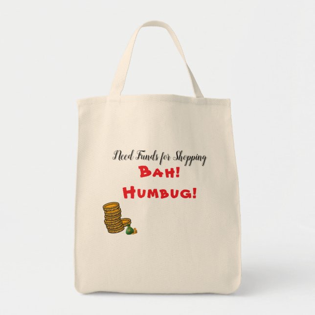 Shopping Sac fourre-tout Humbug Sarcastique (Devant)