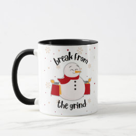 Shopping Snowman BFTG Kaffee Tasse
