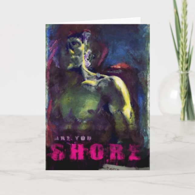 Shore Gay Art Feiertagskarte (Vorderseite)
