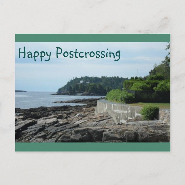 Shore Path Postcrossing Postcard Postkarte (Vorderseite)