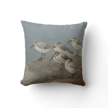 Shorebirds/Sanderlingsatemberaubendes Throw-Kissen