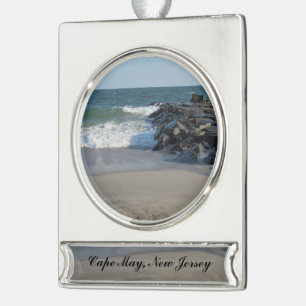 Shoreline Banner-Ornament Silber