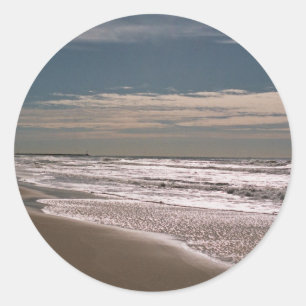Shoreline Runder Aufkleber