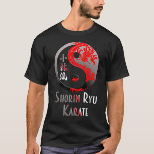 Shorin Ryu Karate Red Dragon - Design für Kampfkun T-Shirt