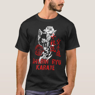 Shorin Ryu Karate Wolf Lone - Karate Art T-Shirt