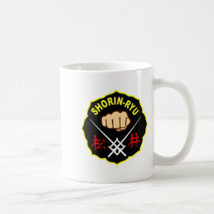 Shorin Ryu Matsubayashi Stil Karate Kanji Front T Kaffeetasse