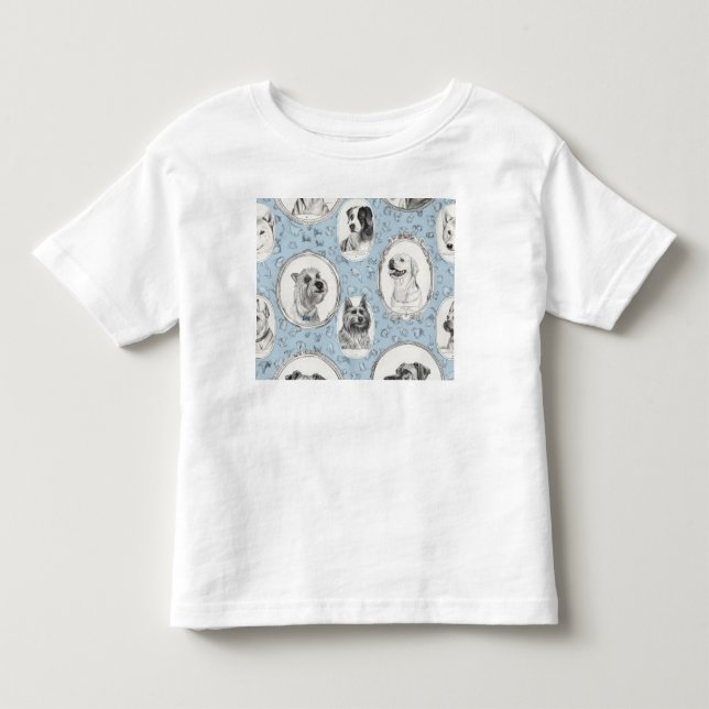 Short Sleeve T - Shirt mit Dog Graphic (Vorderseite)