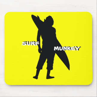 Shortboarder Silhouetteentwurf Mousepad